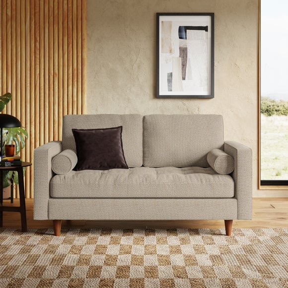Zoe Casual Sit Multi Yarn Boucle 2 Seater Sofa
