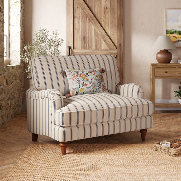 Beatrice Ii Folkstone Stripe Snuggle Chair