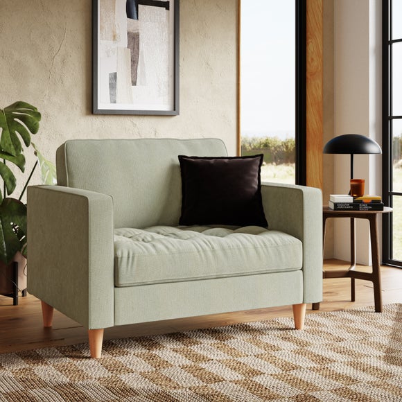 Zoe Casual Sit Soft Tonal Chenille Snuggle Chair