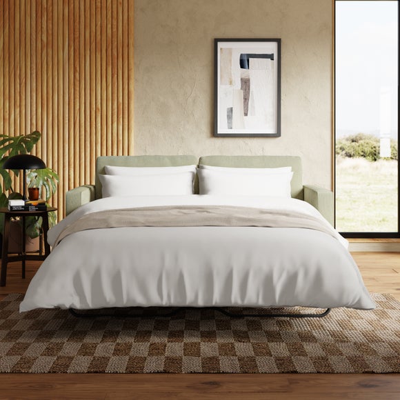 Zoe Casual Sit Soft Tonal Chenille 3 Seater Sofa Bed