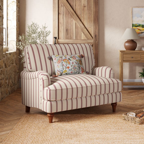 Beatrice Ii Folkstone Stripe Snuggle Chair