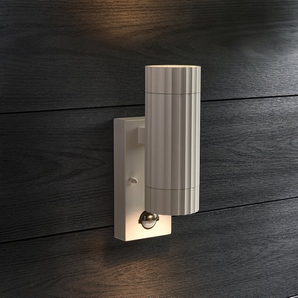 Click to view product details and reviews for Georgi Ribbed 2 Light Pir Outdoor Wall Light.