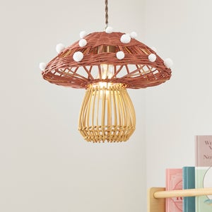 Toadstool Rattan Easy Fit Pendant Shade
