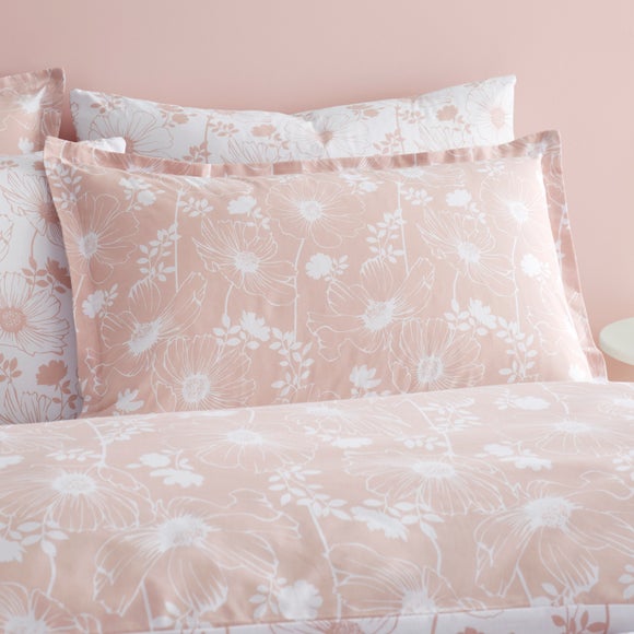 Emma Floral Polycotton Oxford Pillowcase