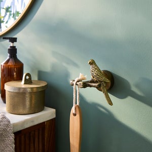 Parrot Towel Hook