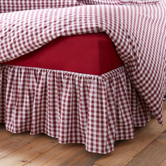 Click to view product details and reviews for Portloe Woven Gingham 100 Cotton Frilled Valance. Click to view product details and reviews for Portloe Woven Gingham 100 Cotton Frilled Valance.