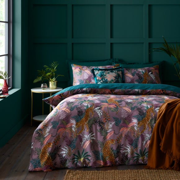 Nala Jungle Sateen Duvet Cover Pillowcase Set