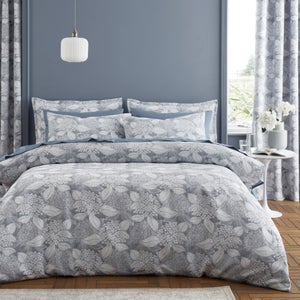 Ripley Hydrangea Jacquard Duvet Cover & Pillowcase Set