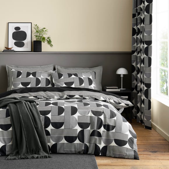 Bromley Geometric Duvet Cover Pillowcase Set