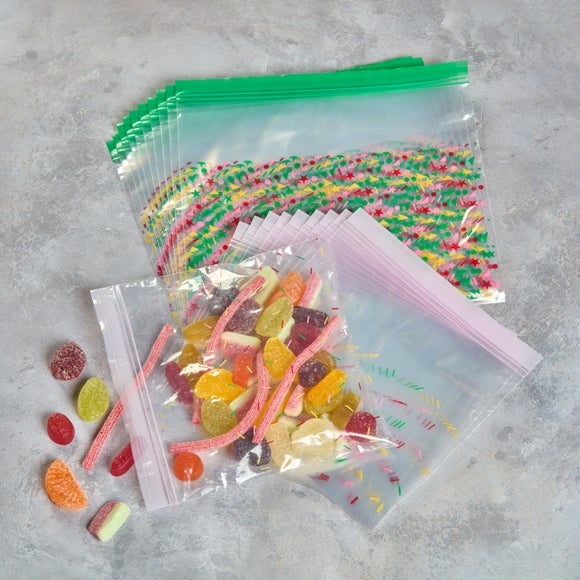 Click to view product details and reviews for Pack Of 20 Stars And Sprinkle Zip Lock Bags.