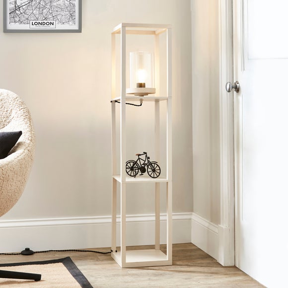 Click to view product details and reviews for Keates Shelved Floor Lamp.