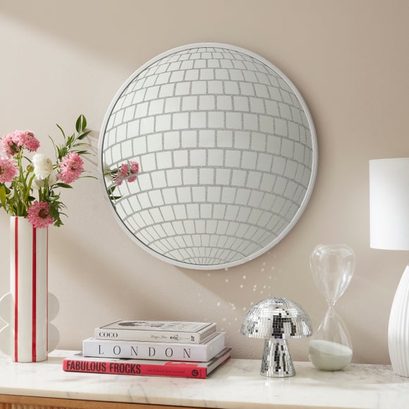 Disco Ball Round Wall Mirror
