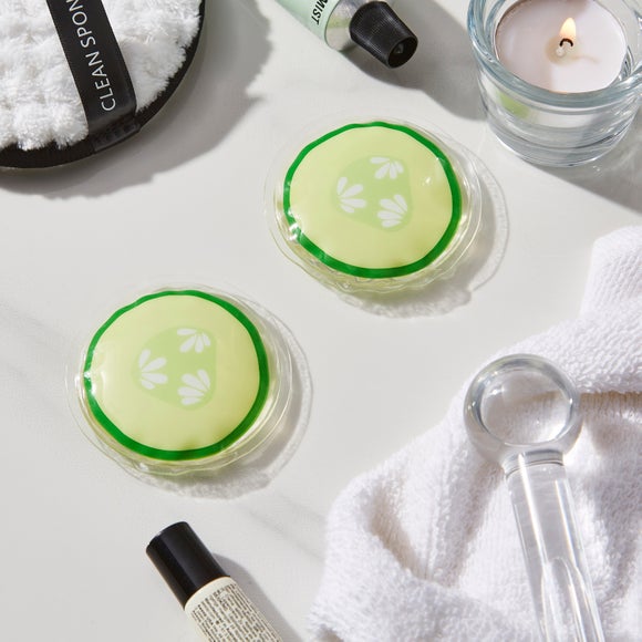Hot Cold Gel Cucumber Eye Pads