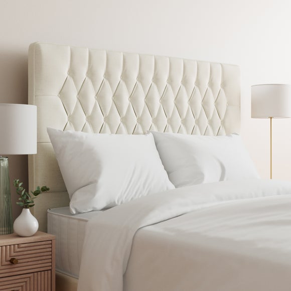 Return Luxury Linen Chesterfield Headboard