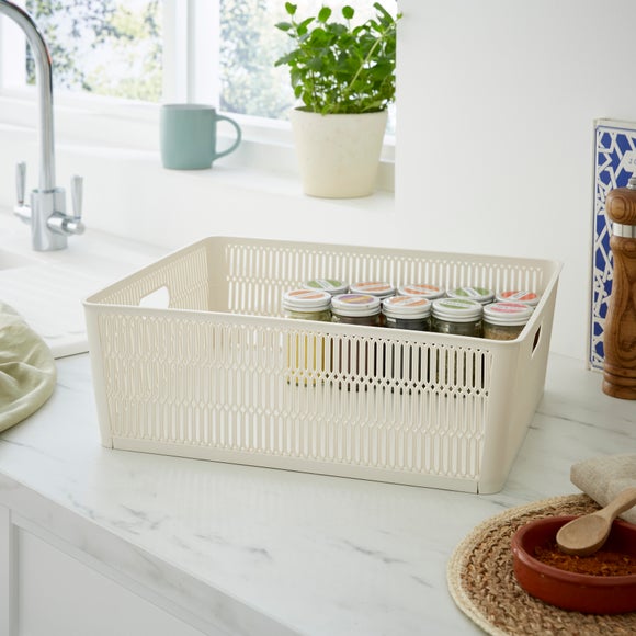 View Stacking Kitchen Storage Baskets View Stacking Kitchen Storage Baskets