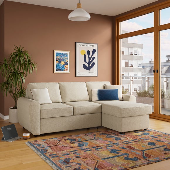 Click to view product details and reviews for Layton Boucle Corner Trundle Sofa Bed. Click to view product details and reviews for Layton Boucle Corner Trundle Sofa Bed.