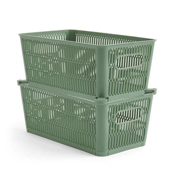 Stacking Kitchen Storage Baskets