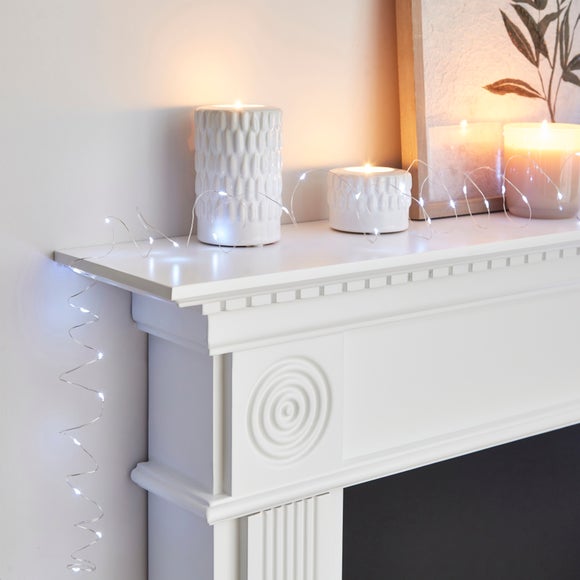 Micro 200 Led Silver Indoor Outdoor String Lights