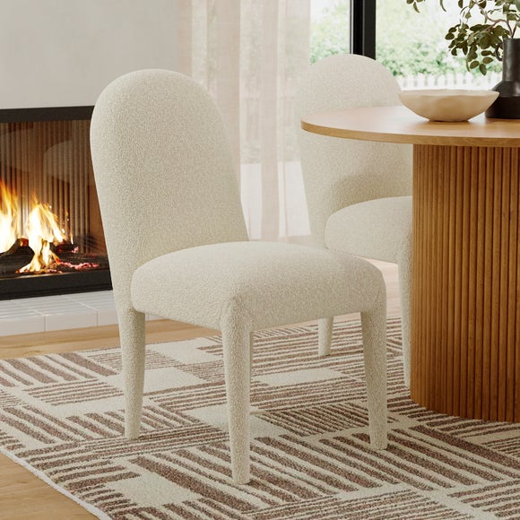 Click to view product details and reviews for Aoife Dining Chair Tonal Boucle.