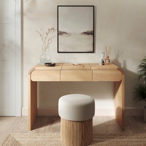 Bennett 2 Drawer Dressing Table With Mirror