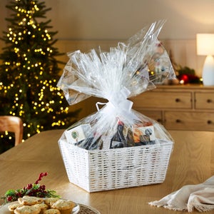 White Paper Rope Hamper