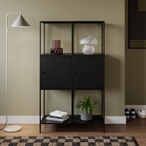 View Corin Metal 2 Door Shelving Unit View Corin Metal 2 Door Shelving Unit
