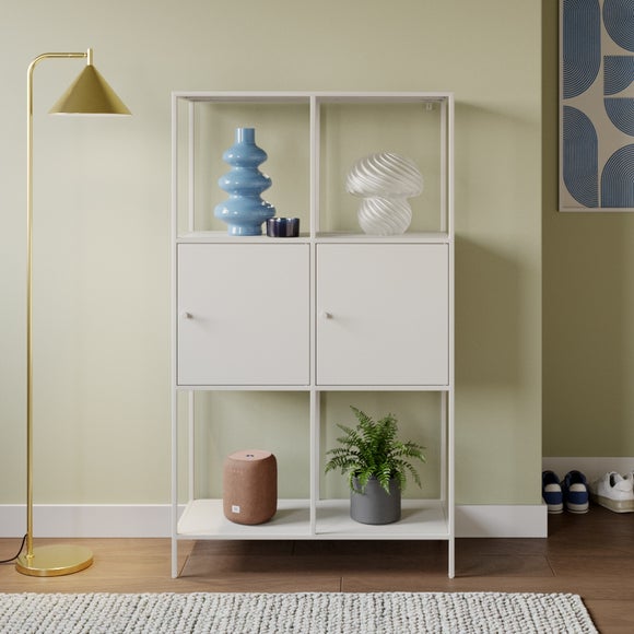 View Corin Metal 2 Door Shelving Unit View Corin Metal 2 Door Shelving Unit