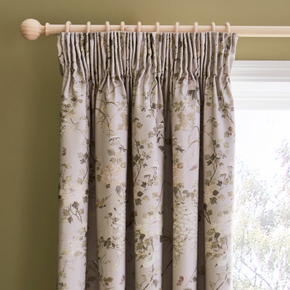 Dorma Cherwell 100% Cotton Blackout Pencil Pleat Curtains