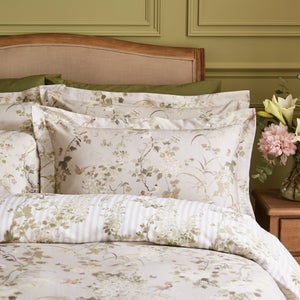Dorma Cherwell 300 Thread Count 100 Cotton Sateen Oxford Pillowcase Pair
