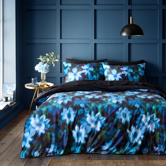 Palm House Ditsy Velour Duvet Cover & Pillowcase Set