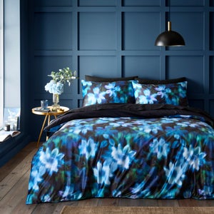 Palm House Ditsy Velour Duvet Cover & Pillowcase Set