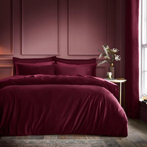 Milano Velour Duvet Cover & Pillowcase Set