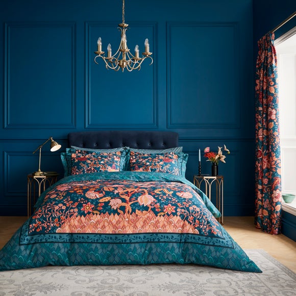 Dorma Tree of Life 300 Thread Count 100% Cotton Sateen Duvet Cover & Pillowcase Set