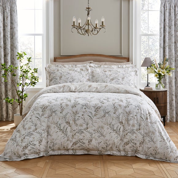 Click to view product details and reviews for Dorma Hemmingford 100 Cotton Sateen Duvet Cover Pillowcase Set.