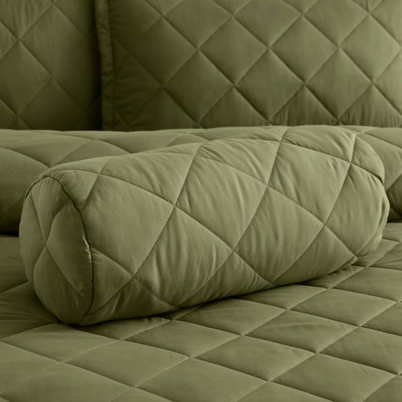 Click to view product details and reviews for Helston Quilted Bolster Cushion.