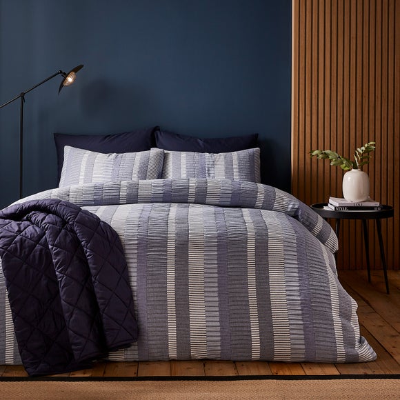Kenton Stripe Duvet Cover Pillowcase Set