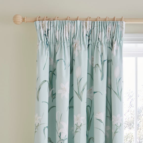 Click to view product details and reviews for Dorma Wildmere 100 Cotton Sateen Blackout Pencil Pleat Curtains.