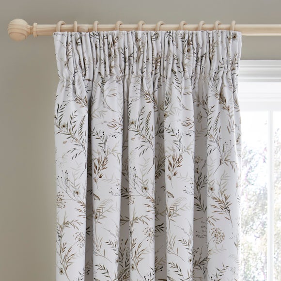 Dorma Hemmingford 100% Cotton Blackout Pencil Pleat Curtains