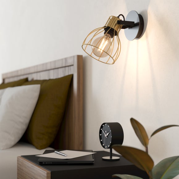 Eglo Sambatello Industrial Adjustable Wall Ceiling Spotlight