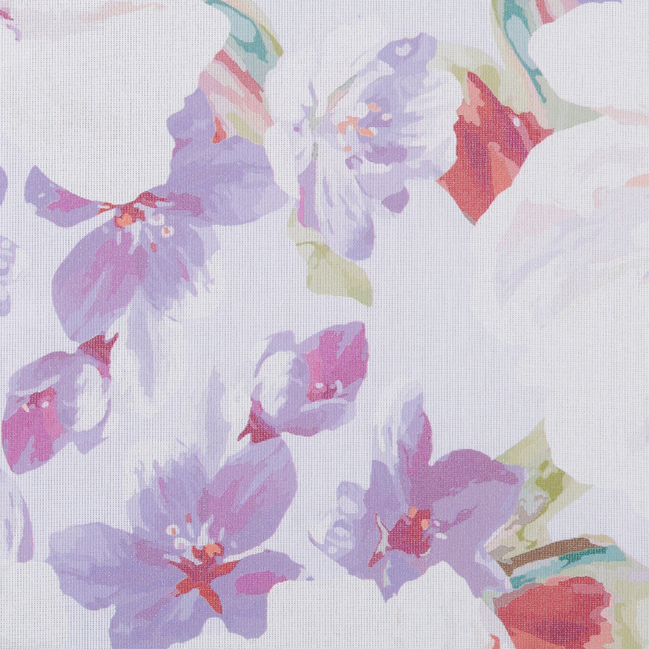 Monet Flower Made to Measure Roller Blind Fabric Sample Monet Flower Purple