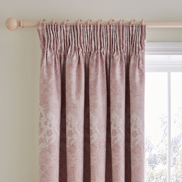 Click to view product details and reviews for Dorma Cassiel 100 Cotton Blackout Pencil Pleat Curtains.