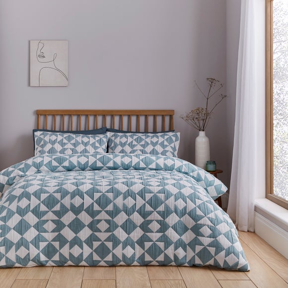 Finn Geo Duvet Cover & Pillowcase Set