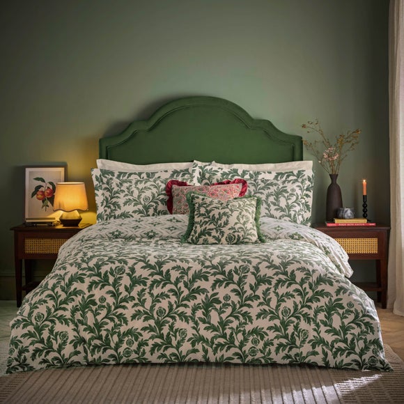 Hedera Reversible Duvet Cover And Pillowcase Set