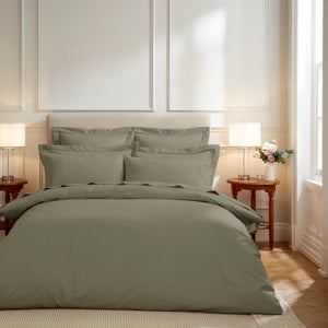 Dorma Crisp & Fresh 400 Thread Count Egyptian Cotton Percale Duvet Cover