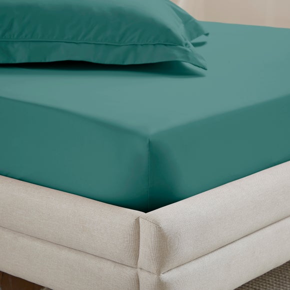 Dorma Crisp & Fresh 400 Thread Count Egyptian Cotton Percale Fitted Sheet