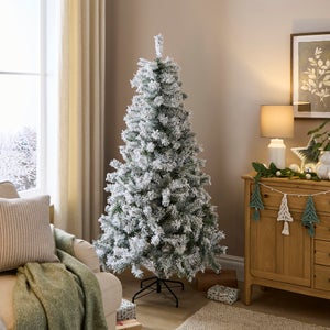 6ft Flocked Christmas Tree