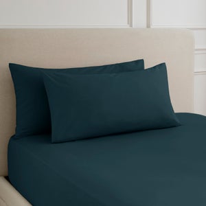 Hotel 230 Thread Count 100 Cotton Percale Large Standard Pillowcase Pair
