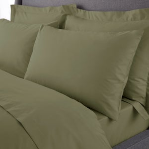 Hotel 230 Thread Count Crisp 100 Cotton Percale Standard Pillowcase Pair