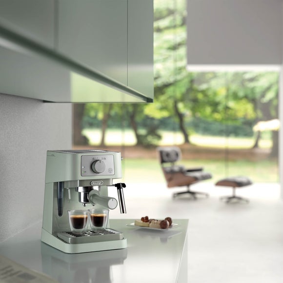 Click to view product details and reviews for Delonghi Stilosa Manual Coffee Machine.