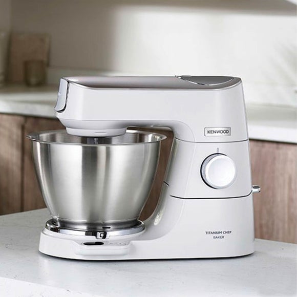 Click to view product details and reviews for Kenwood 5l Titanium Chef Baker Stand Mixer White.